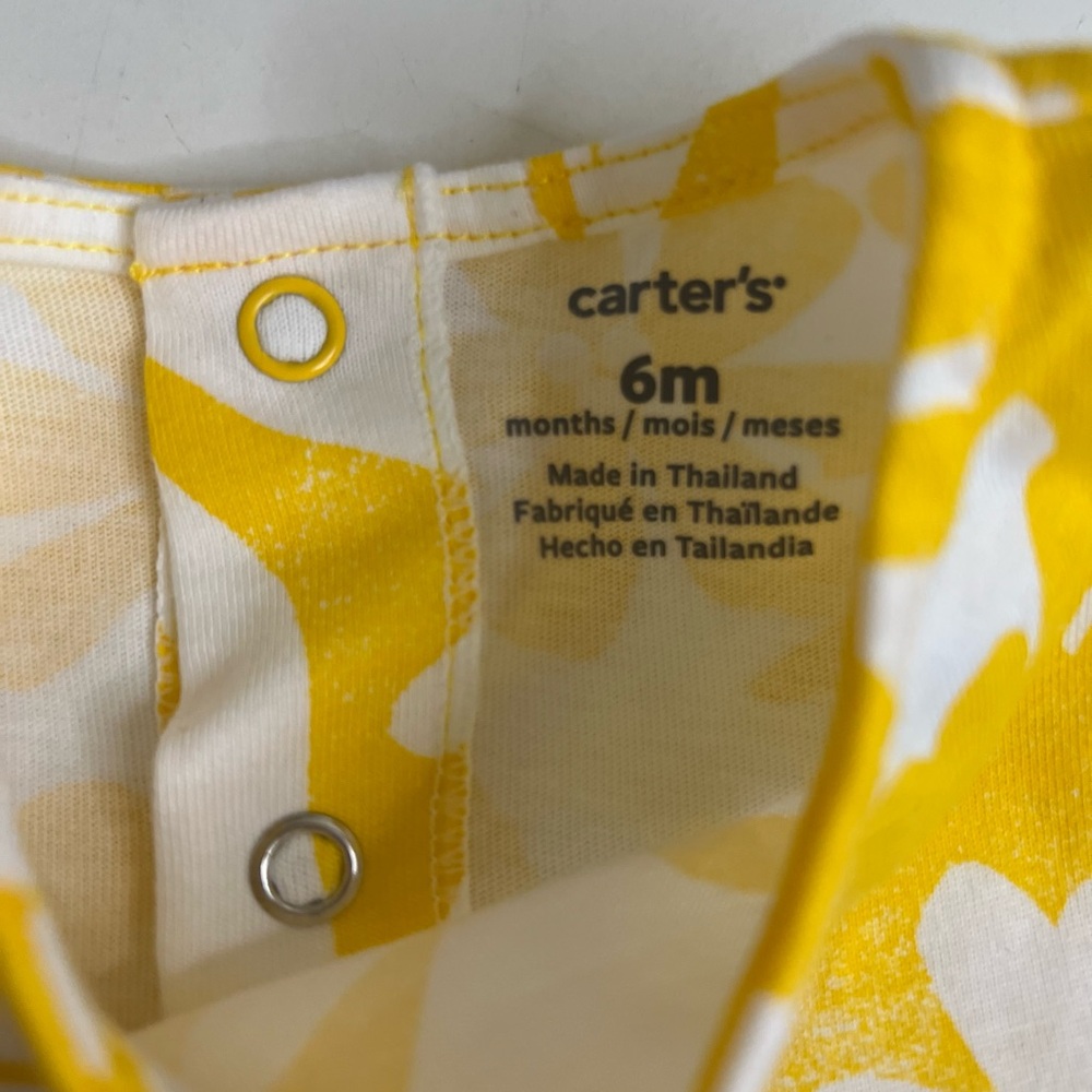 NWT | Carter’s Baby Girl “Little Sunshine” Yellow Dress Set | 6 Months - Picture 7 of 7